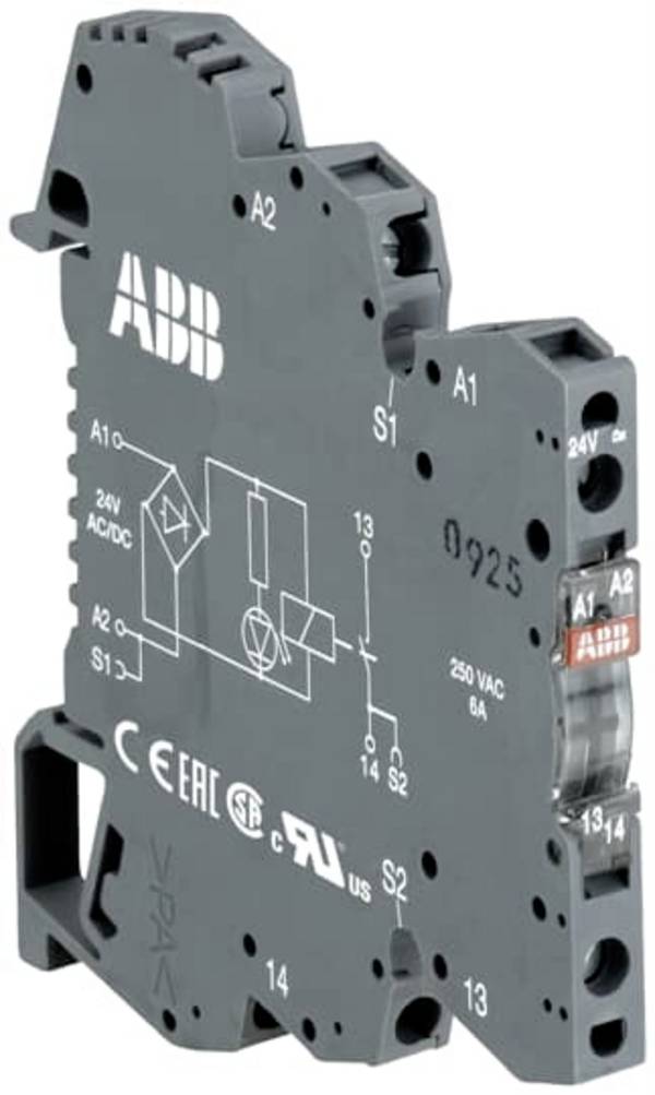 ABB RB121-24VDC Relais d'interface 24 V/DC  1 inverseur (RT)  10 pc(s)