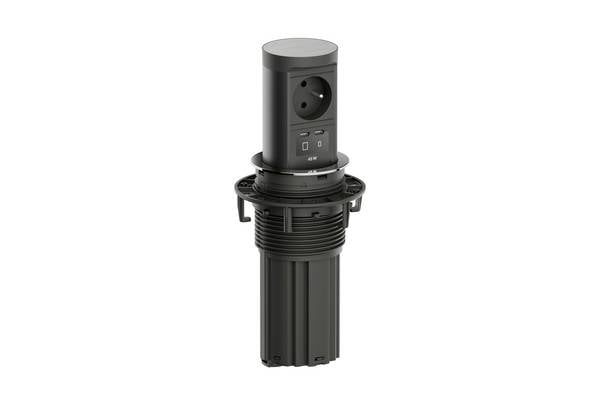 Bachmann BM0020571 Prise individuelle  acier inoxydable