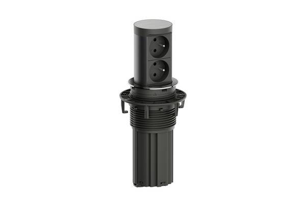 Bachmann BM0020491 Prise individuelle  acier inoxydable