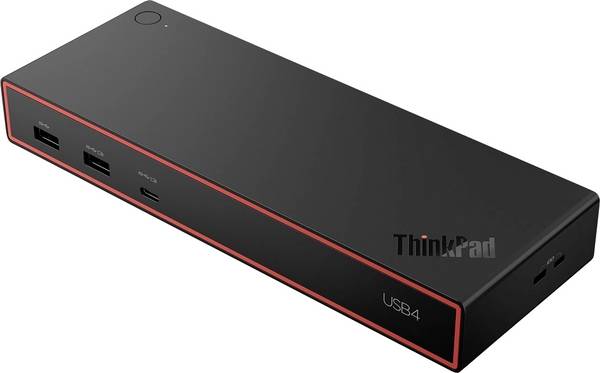 Lenovo Station d'accueil USB-C®  ThinkPad USB4 Dock 5000 (with 135W Adapter)   avec fonction de chargement, alimentation USB-C®, avec verrou Kensington