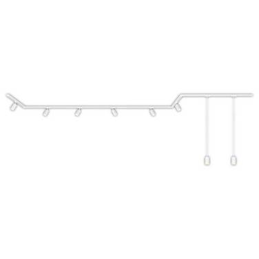 Briloner   Système d'éclairage complet sur rail monophasé GU10   blanc
