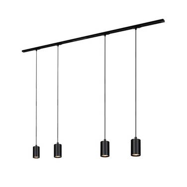 Briloner   Système d'éclairage complet sur rail monophasé GU10   noir