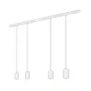 Briloner Système d'éclairage complet sur rail monophasé GU10 blanc