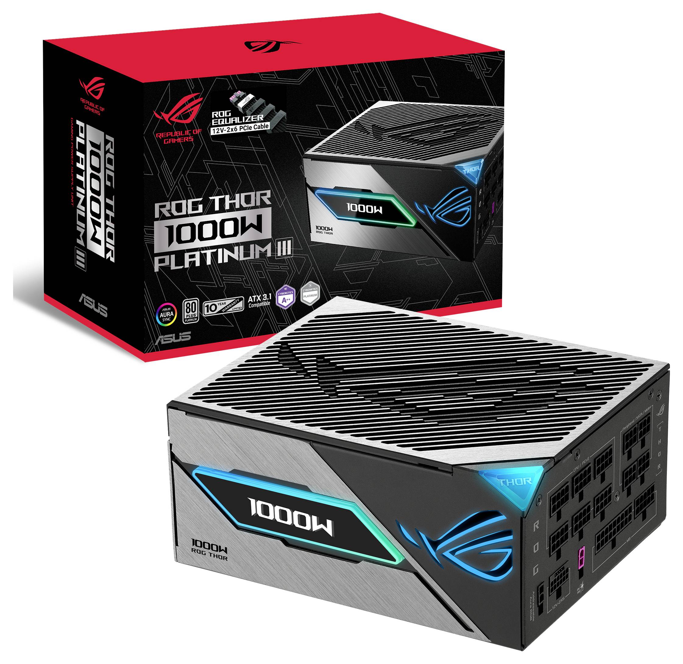 Asus ROG THOR Alimentation PC 1000 W ATX 80PLUS® Platinum-12