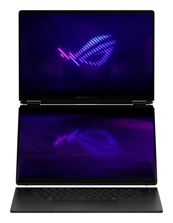 Asus Ordinateur portable de gaming   40.6 cm (16 pouces) 3K  386H 24 GB RAM  2 TB SSD allemand, QWERTZ Intel Graphique Intel  Nvidia GeForce RTX 5090  GDDR7 gris  90NR0NT2-M00120