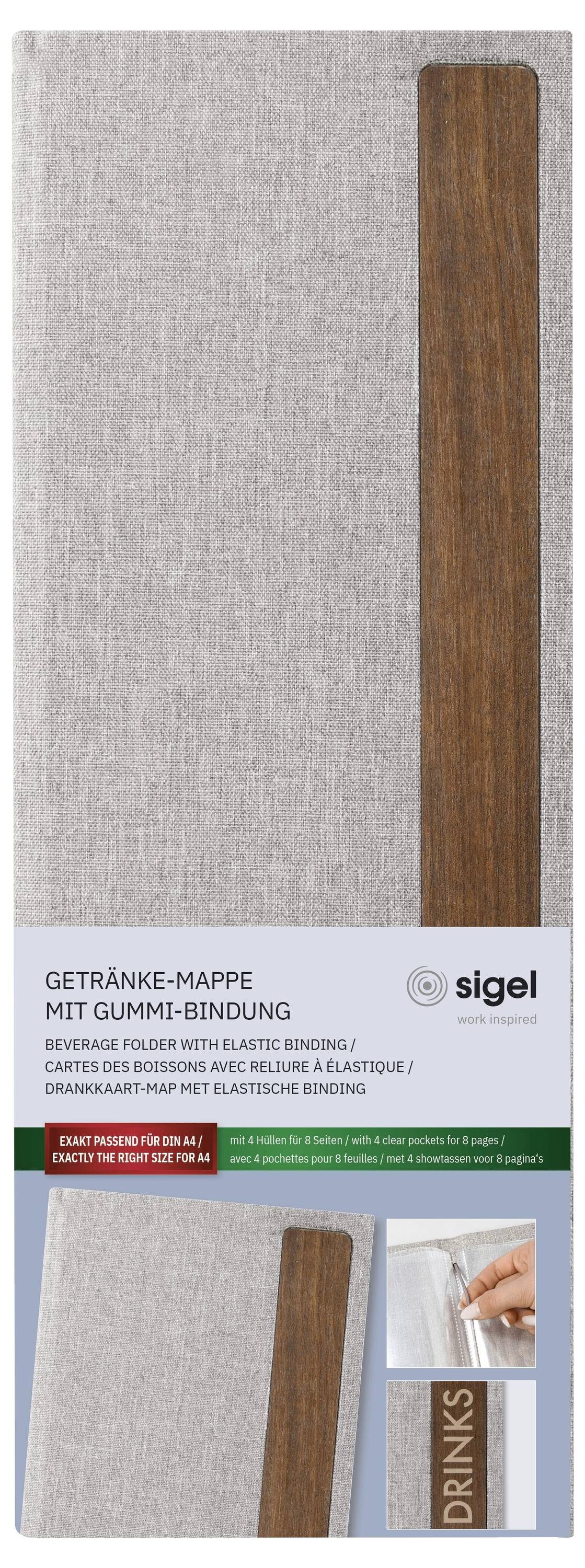 Sigel Boissons à boissons GM221 gris clair, marron 1 pc(s)-10