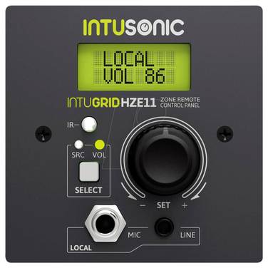 Intusonic HZE11 encastré Commande du volume ELA noir