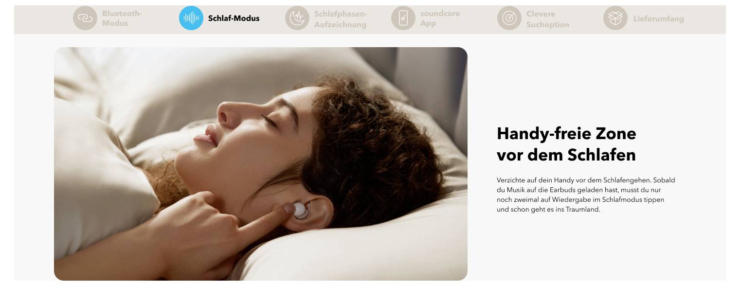 Zone sans téléphone avant le sommeil<br><br>Une femme endormie sur un oreiller<br><br>Conseil : Activez le mode sommeil avant le coucher