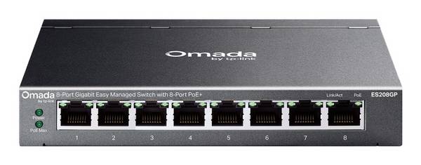 TP-LINK ES208GP Omada ES208GP V1 Switch réseau administrable 8 ports 16 GBit/s fonction PoE