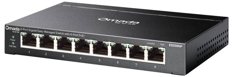 TP-LINK ES208GP Omada ES208GP V1 Switch réseau administrable 8 ports 16 GBit/s fonction PoE-2