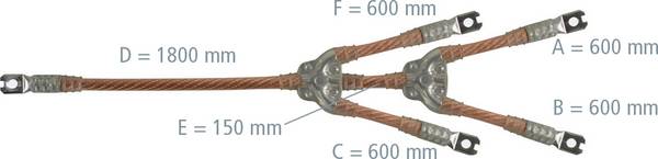 DEHN V3NCSHX V3NCSHX Câble de mise à la terre et en court-circuit    1 pc(s)