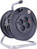 AS Schwabe 811103 Enrouleur de câble 20 m noir Prise mâle + contact de protection
