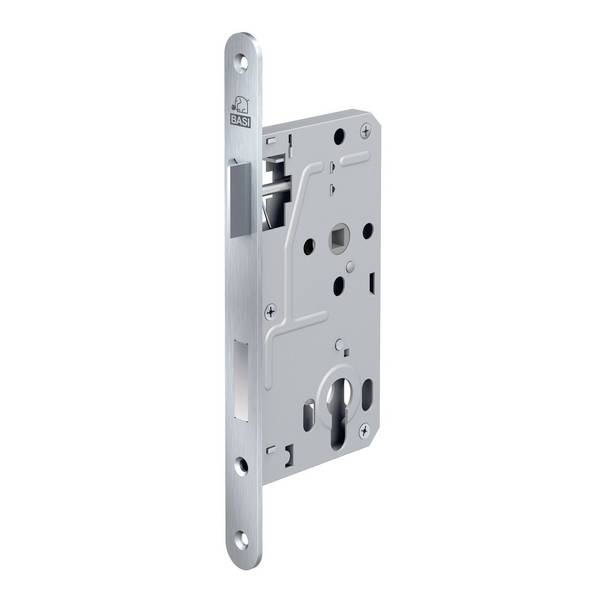 Basi 9280-5510 Serrure de porte de chambre à insérer acier inoxydable, aluminium