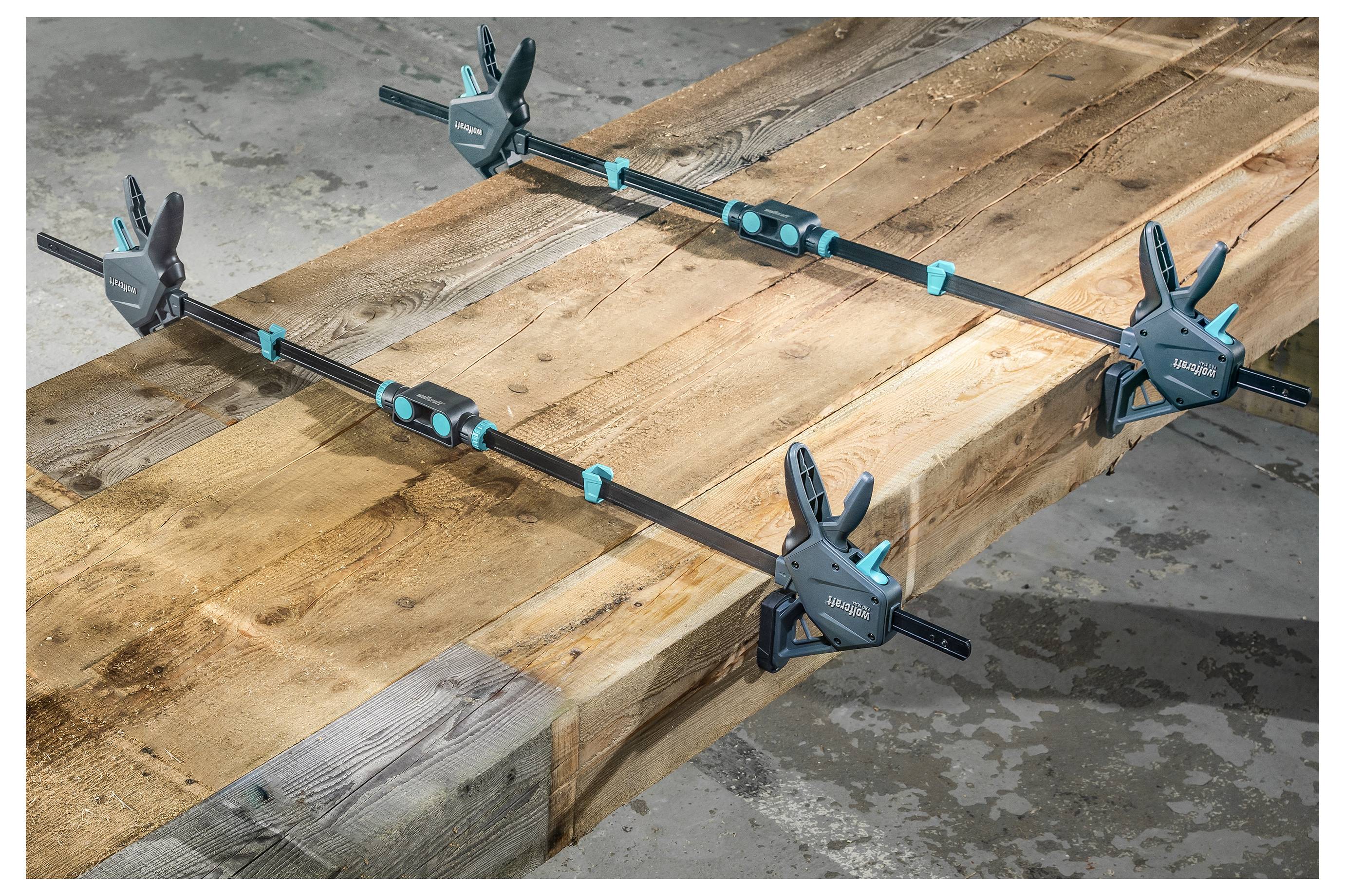 Wolfcraft 3039000 Adaptateur pour serre-joint à une main Envergure max.:2000 mm-4