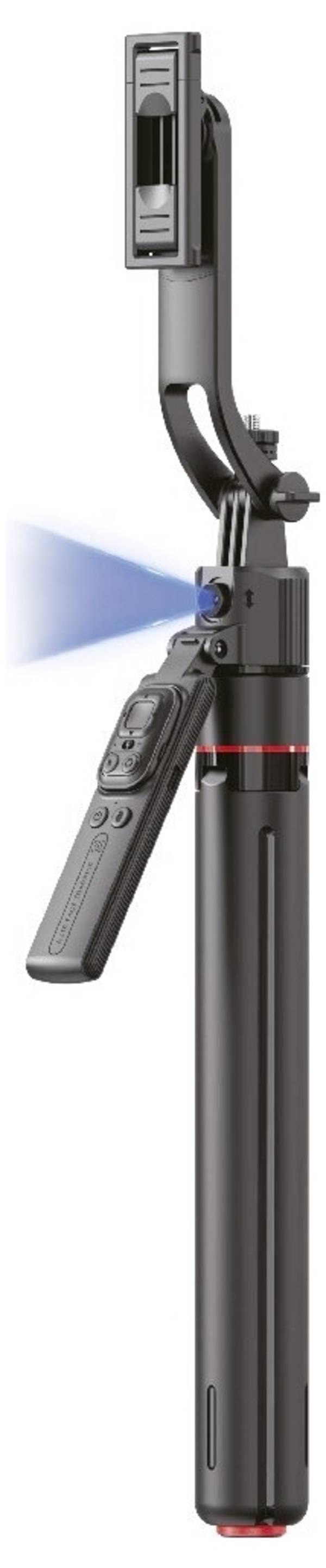 4Smarts 360 AI #####Smartphone-Stativ  Hauteur de travail=176 cm (max) noir avec support pour smartphone, avec pied