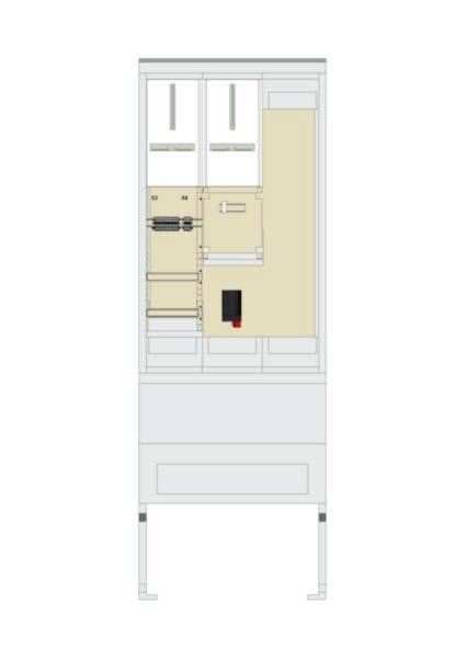 Hager ZAW131AZ1 Armoire de conversion Contenu 1 pc(s)