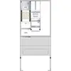 Hager ZAS207BD15AT Colonne de raccordement de compteur Contenu 1 pc(s)