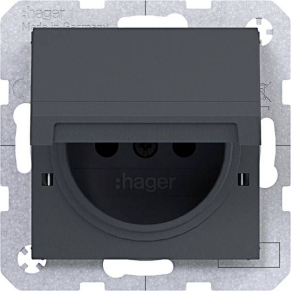 Hager     anthracite (mat) WAS1812AT 1 pc(s)