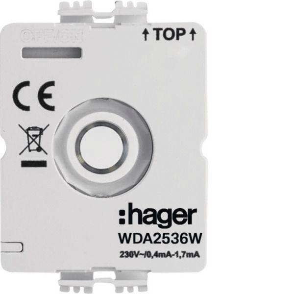 Hager Module LED WDA2536W 1 pc(s)