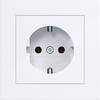 Hager Prise à contact de protection blanc lumineux (brillant) WAS1120WG 1 pc(s)