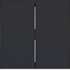 Hager Bouton à bascule noir de nuit (mat) WAW2000BM 1 pc(s)