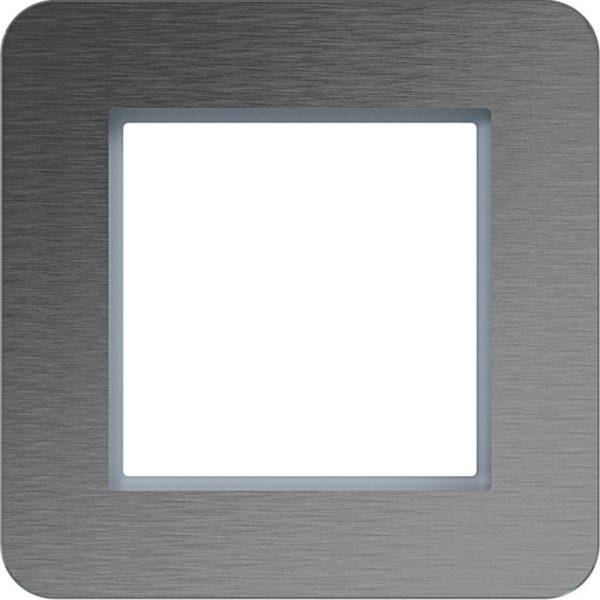 Hager Cadre Cadre acier inoxydable (mat) WAD9100ES 1 pc(s)