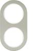 Hager Cadre Cadre acier inoxydable (mat) WLD9200STW 1 pc(s)