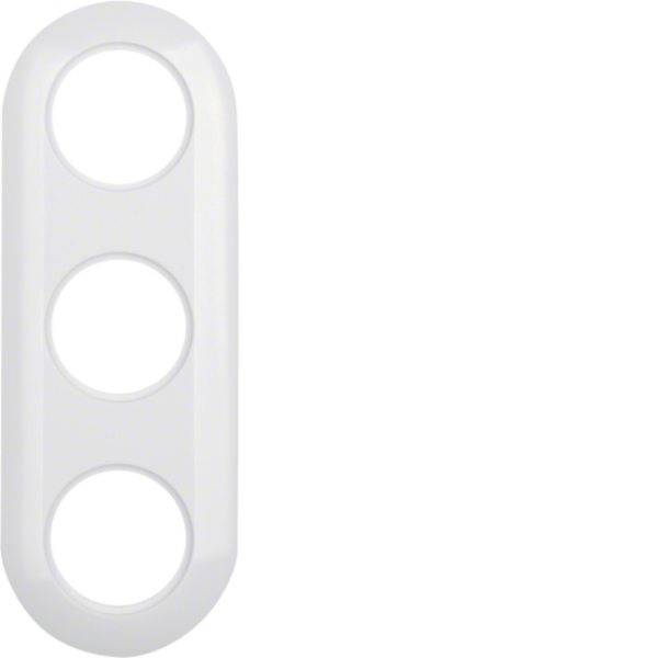 Hager  Cadre   blanc polaire brillant WTD3300WG 1 pc(s)