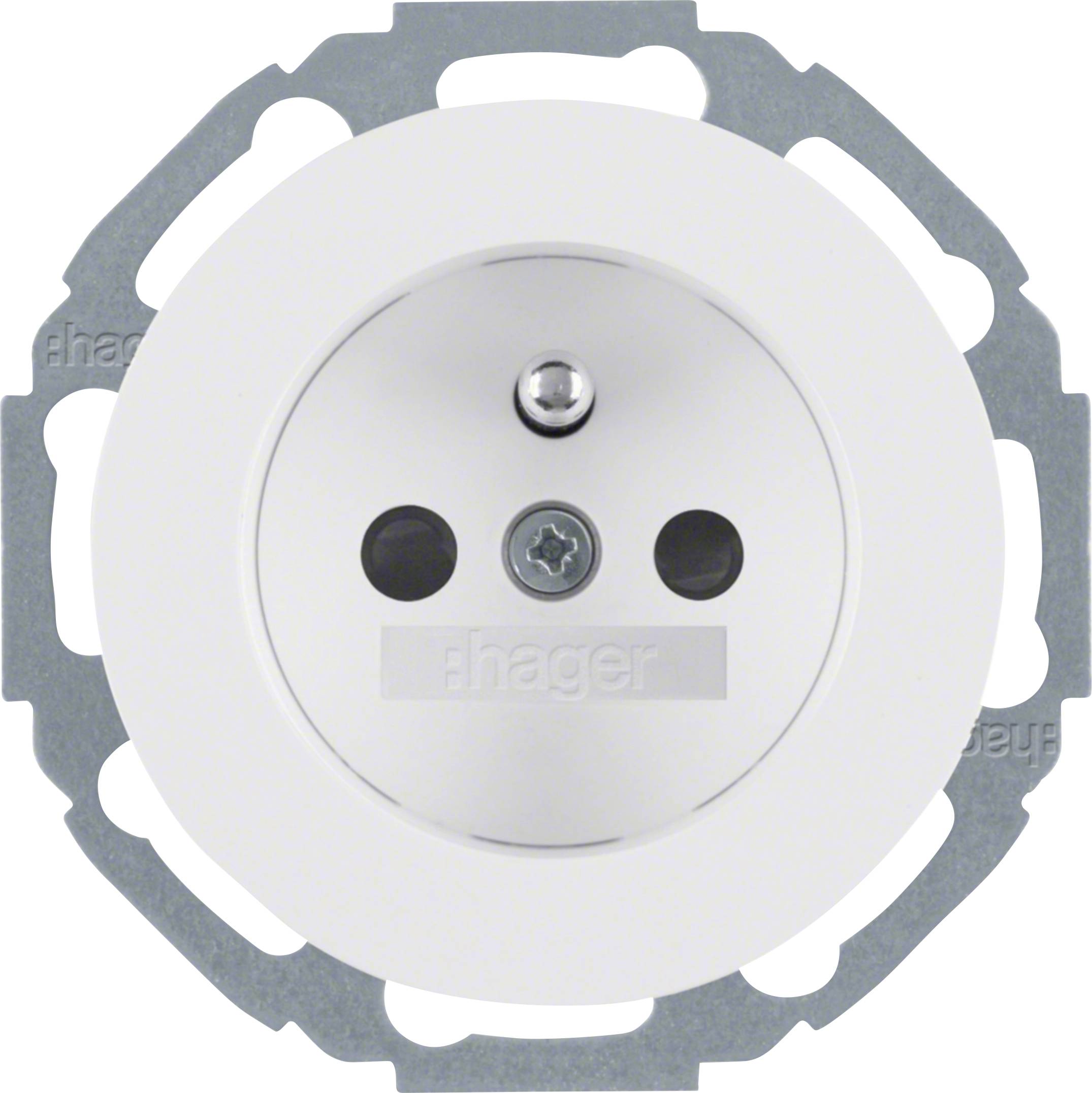 Hager Prise à contact de protection WLS1800WG 1 pc(s)