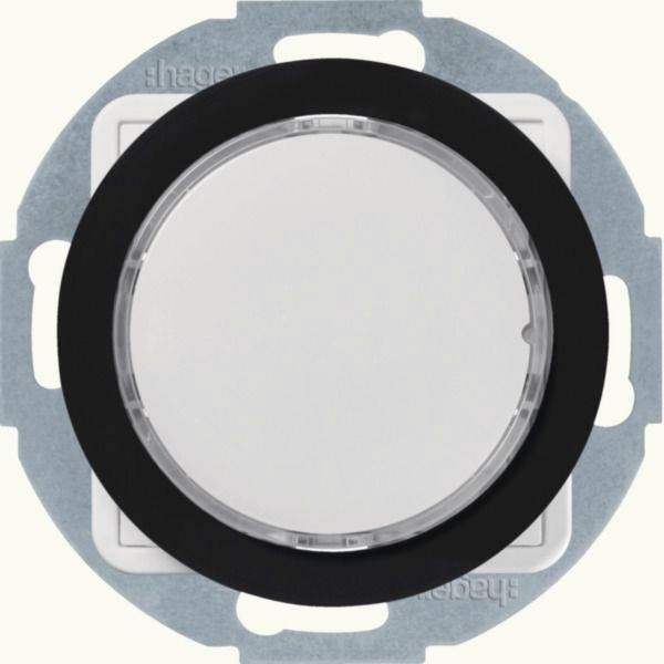 <br>  Hager<br>  Témoin lumineux à LED<br>  <br>  <br>  <br>  <br>  noir (brillant)<br>  WLF6653BG<br>  1 pc(s)<br>