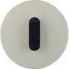 Hager Plaque de recouvrement acier inoxydable, noir WTD9131STB 1 pc(s)