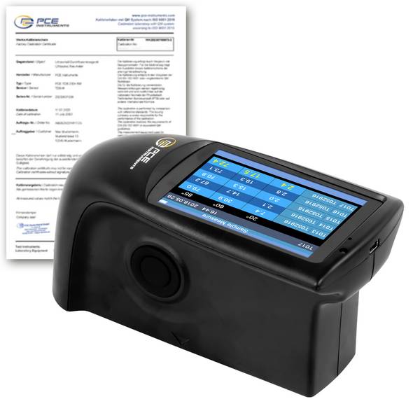 PCE Instruments PCE-PGM 100-ICA PCE-PGM 100-ICA Brillancemètre étalonné (ISO)
