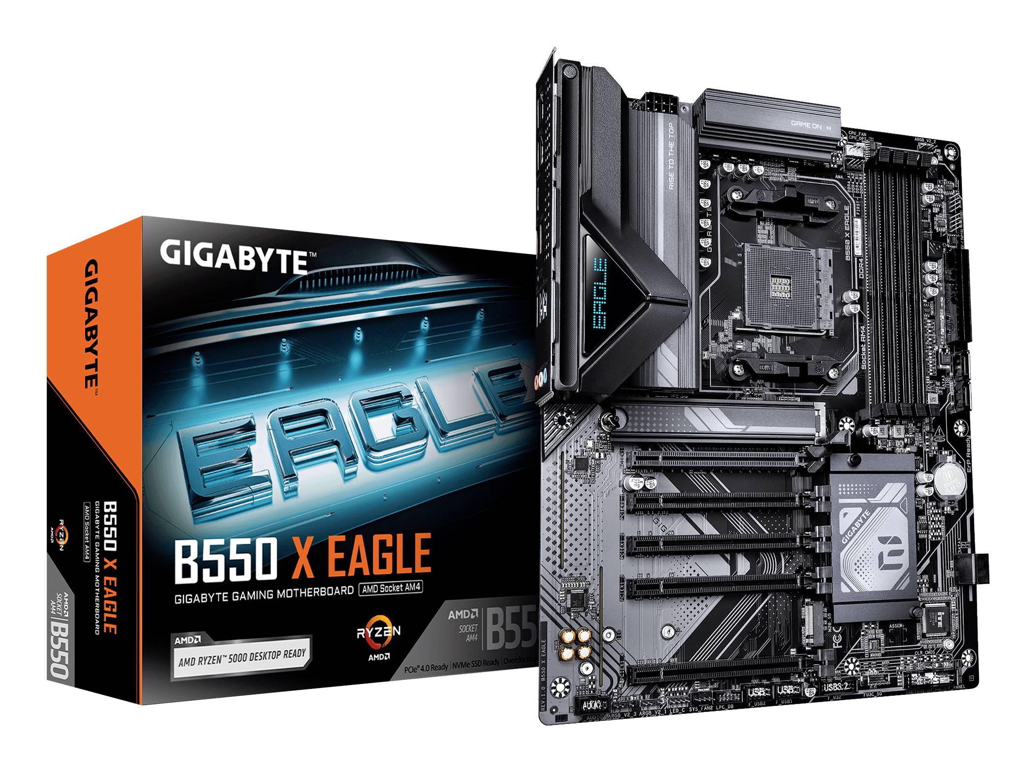 Gigabyte B550 X EAGLE AM4 4xDDR4 HDMI Carte mère Facteur de forme (détails) ATX-0