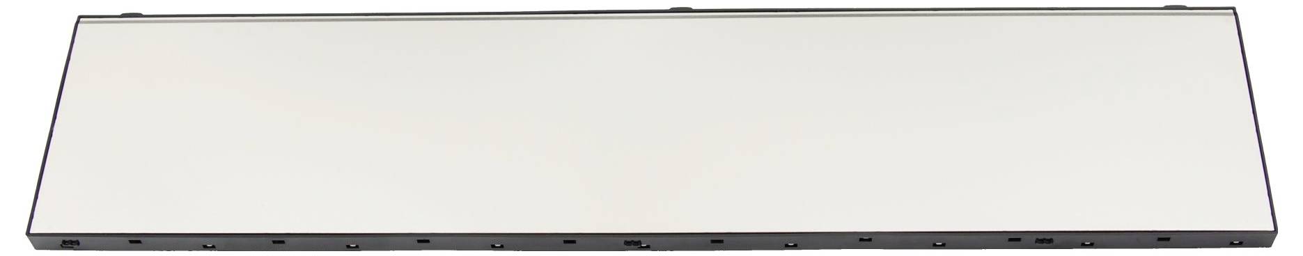 Dispositif électronique rectangulaire blanc et mince présenté sous un angle, avec un bord foncé et plusieurs ports sur la face avant.