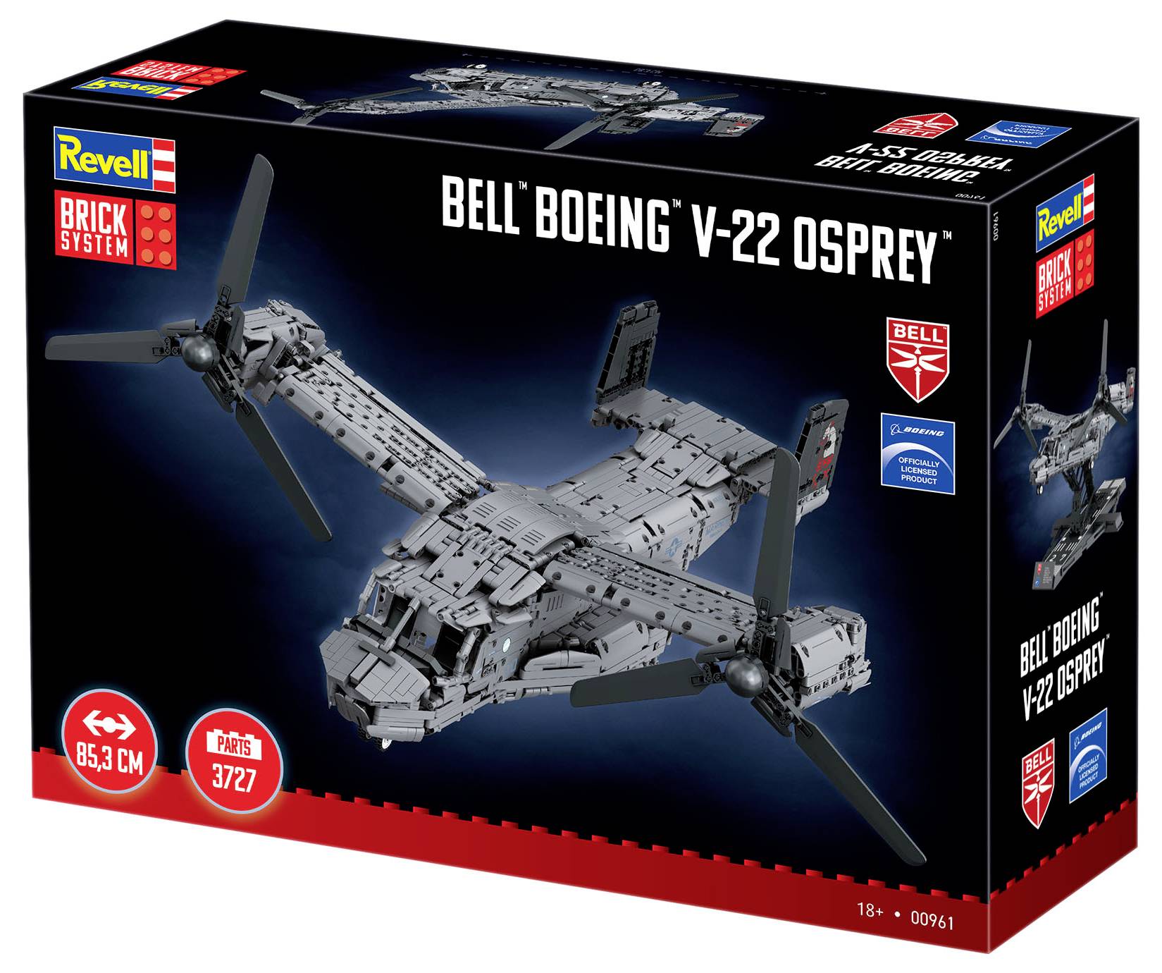 Revell 00961 "Bell Boeing V-22 Osprey" - Brick System Kit 1:25-9