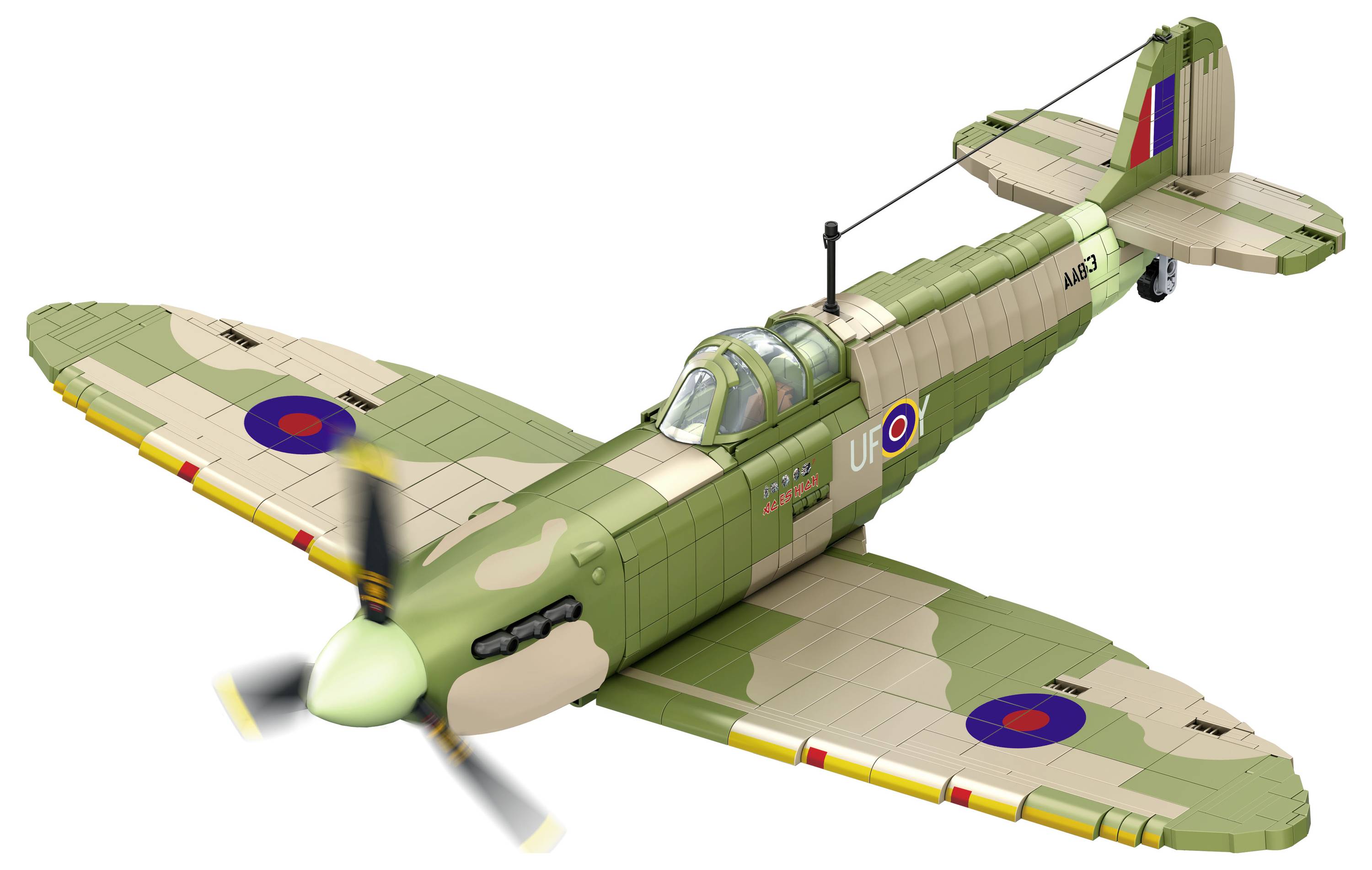 Revell 00962 "Iron Maiden Spitfire MK.II Aces High" - Brick System Kit 1:18-2