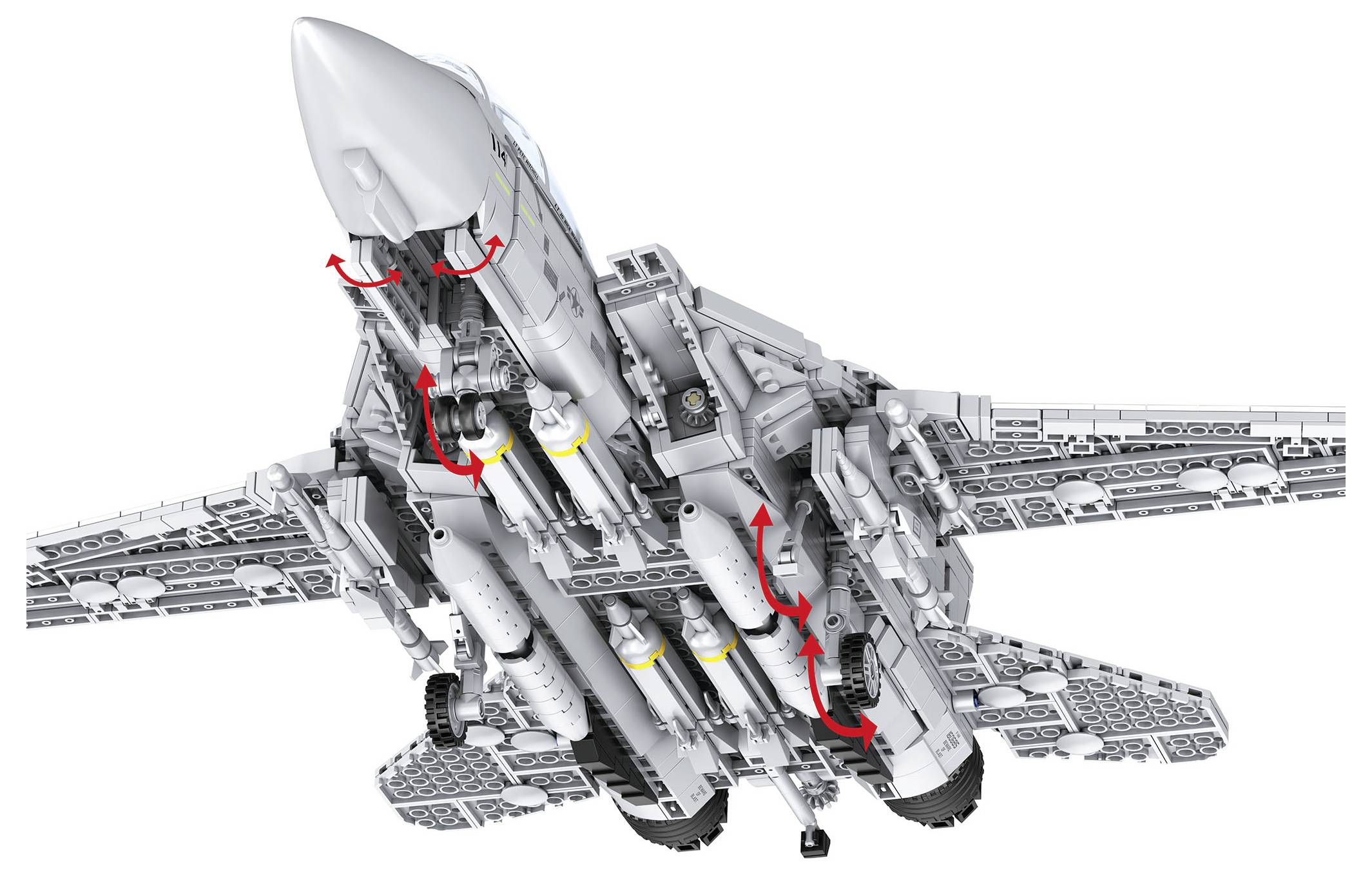 Revell 00963 Maverick's F-14A Tomcat "Top Gun" - Brick System Kit 1:32-9