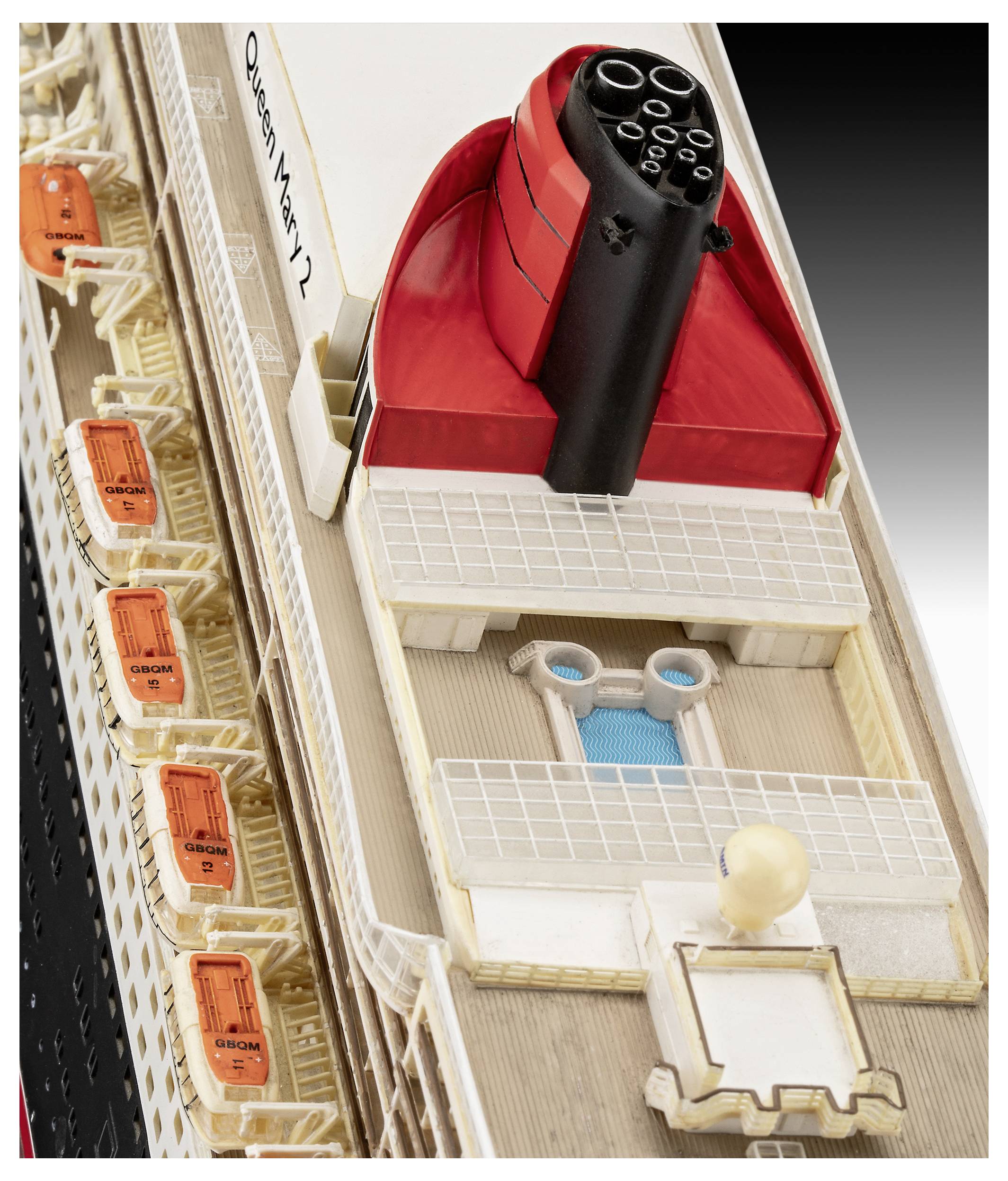 Revell 05223 "Queen Mary 2" Maquette de bateau 1:400-4