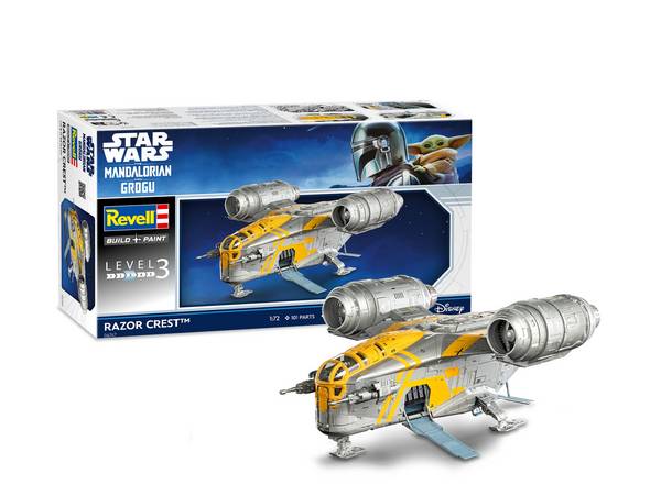 Revell 06747 "The Mandalorian und Grogu: Razor Crest™" Maquette de véhicule spatial 1:72
