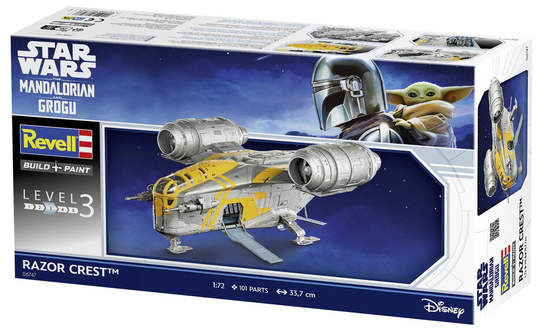 Revell 06747 "The Mandalorian und Grogu: Razor Crest™" Maquette de véhicule spatial 1:72-6