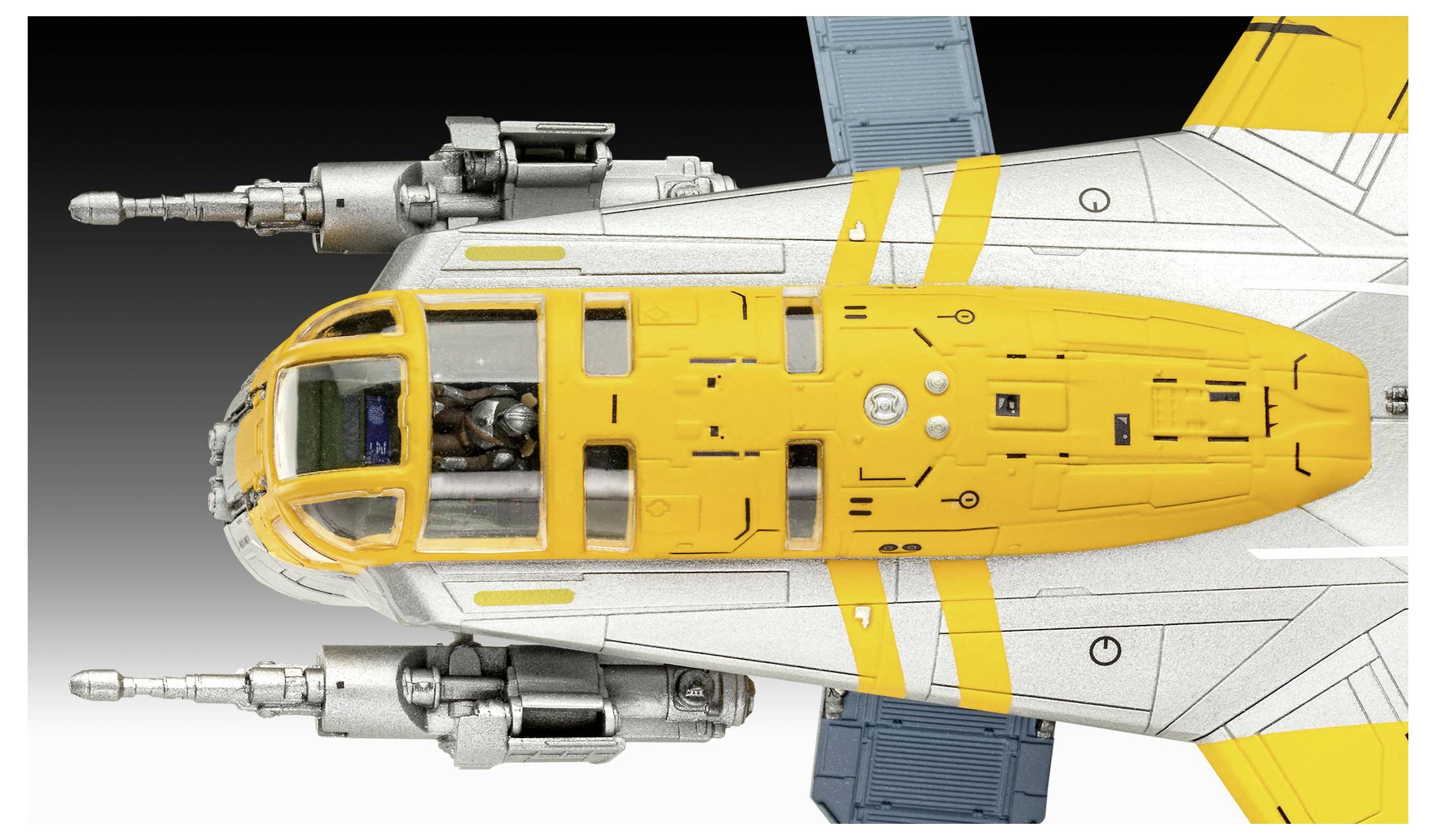 Revell 06747 "The Mandalorian und Grogu: Razor Crest™" Maquette de véhicule spatial 1:72-7