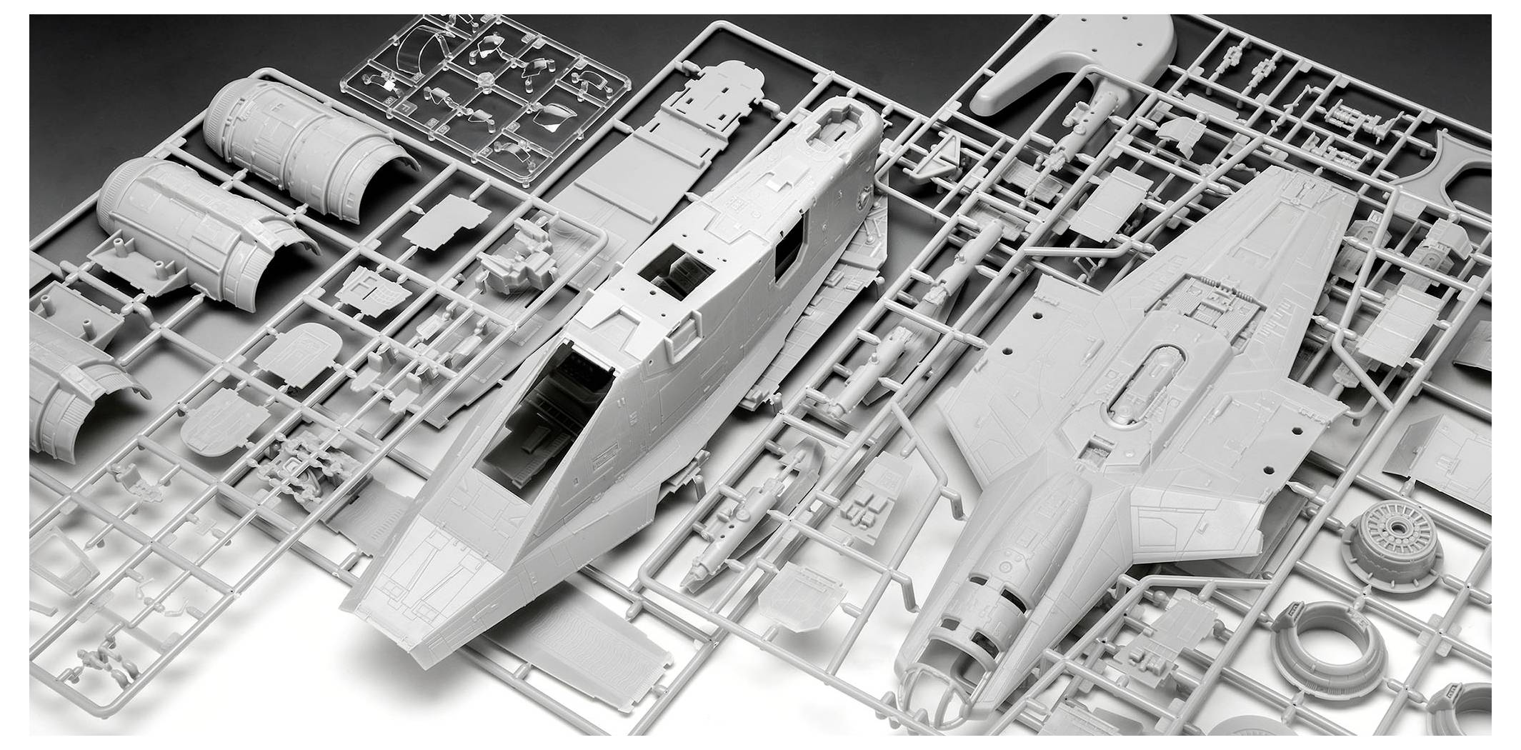 Revell 06747 "The Mandalorian und Grogu: Razor Crest™" Maquette de véhicule spatial 1:72-12