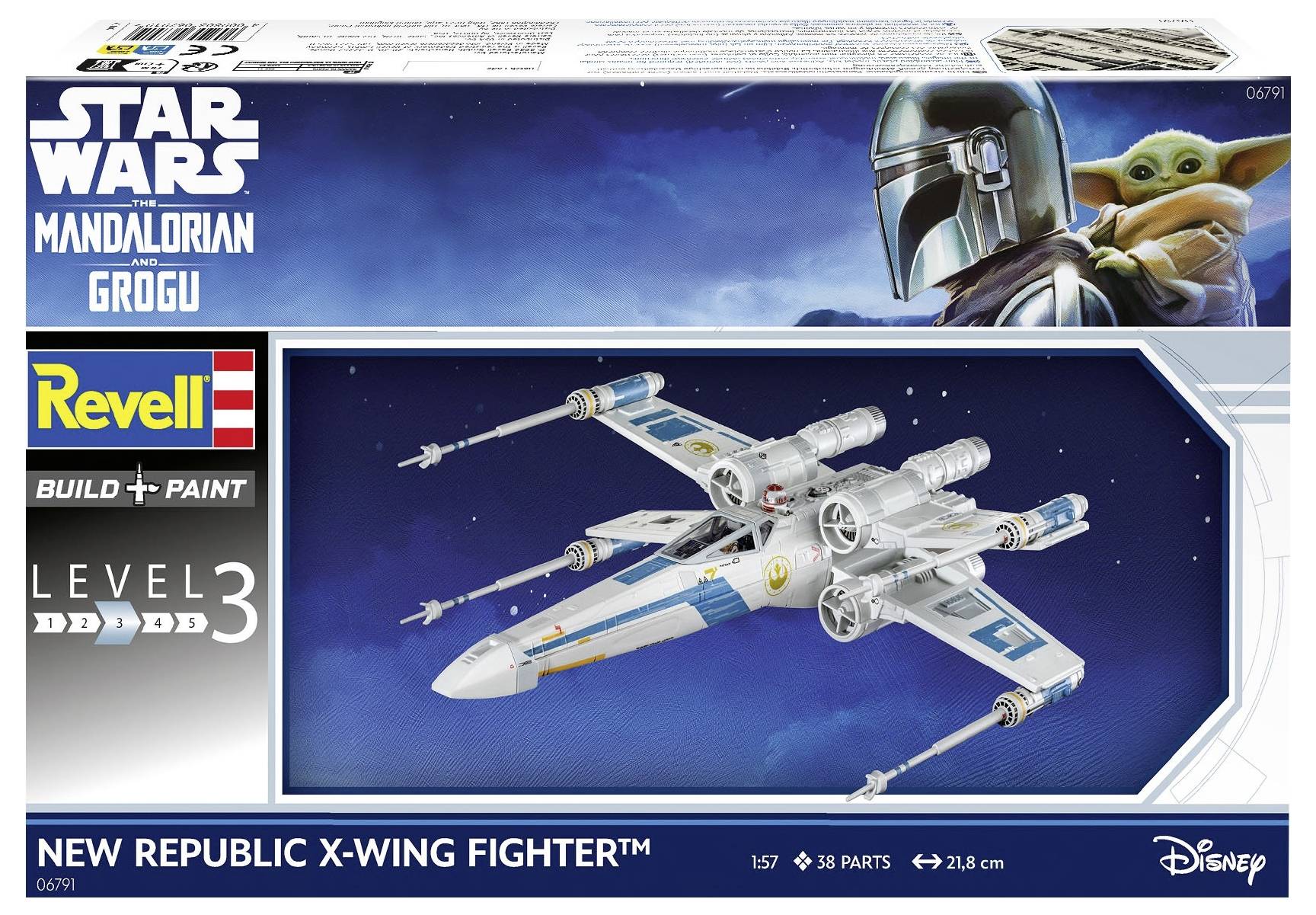 Revell 06791 "The Mandalorian: New Republic X-Wing Fighter" Maquette de véhicule spatial 1:57-6