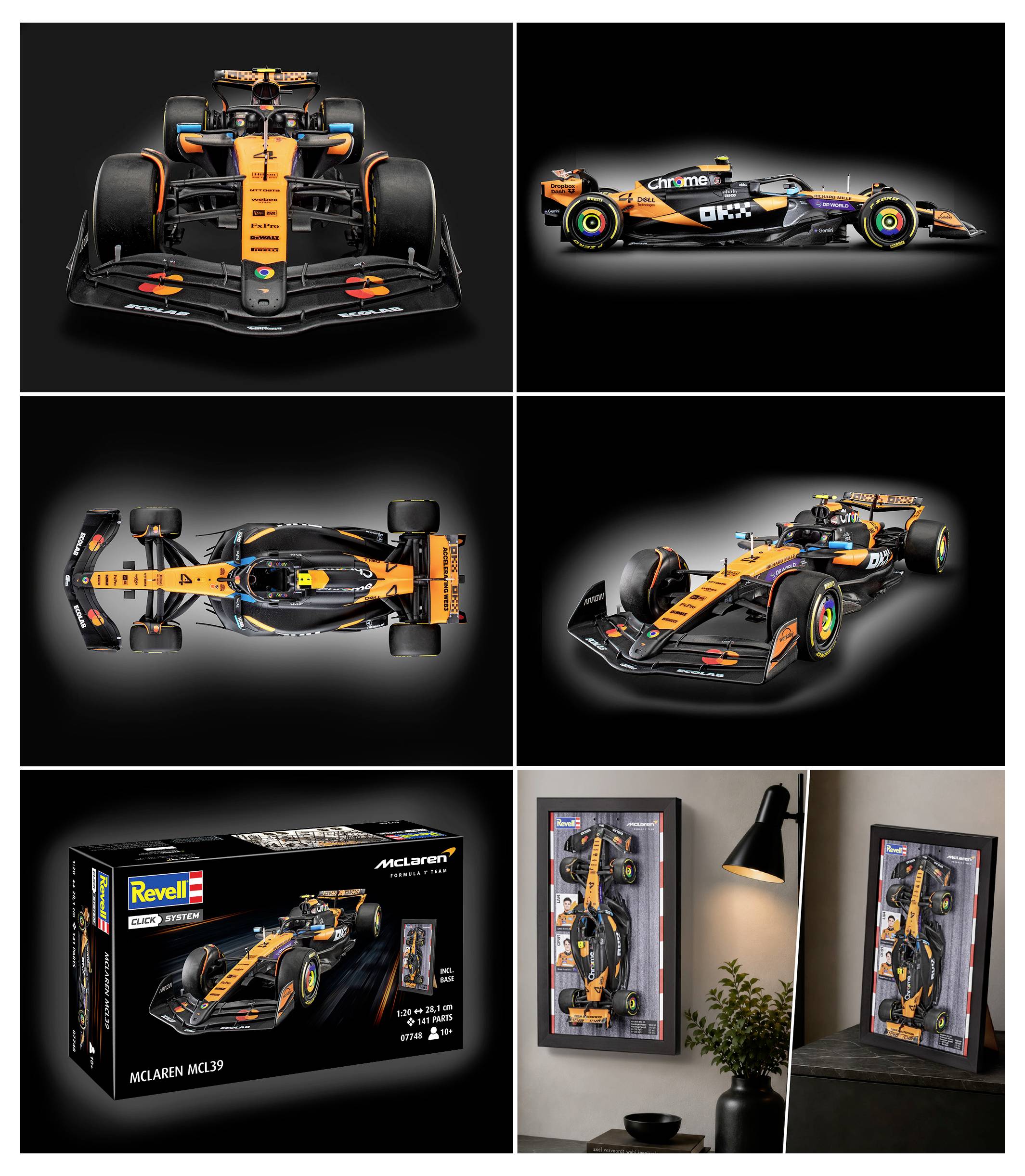 Revell 07748 "McLaren MCL39" - Click System Maquette de voiture 1:20-32