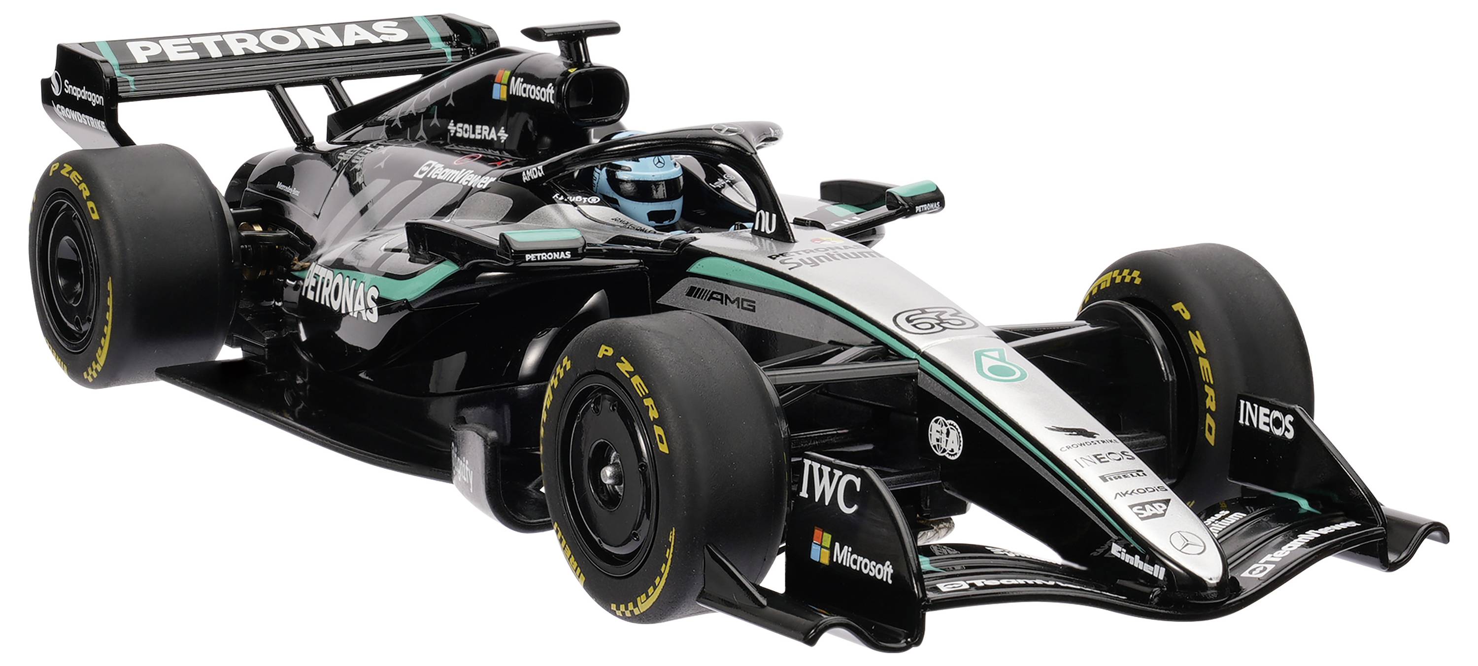 Carrera 20027854 Evolution Voiture Mercedes-AMG F1 W17 E Performance "G.Russell, No.63" (2026)-6