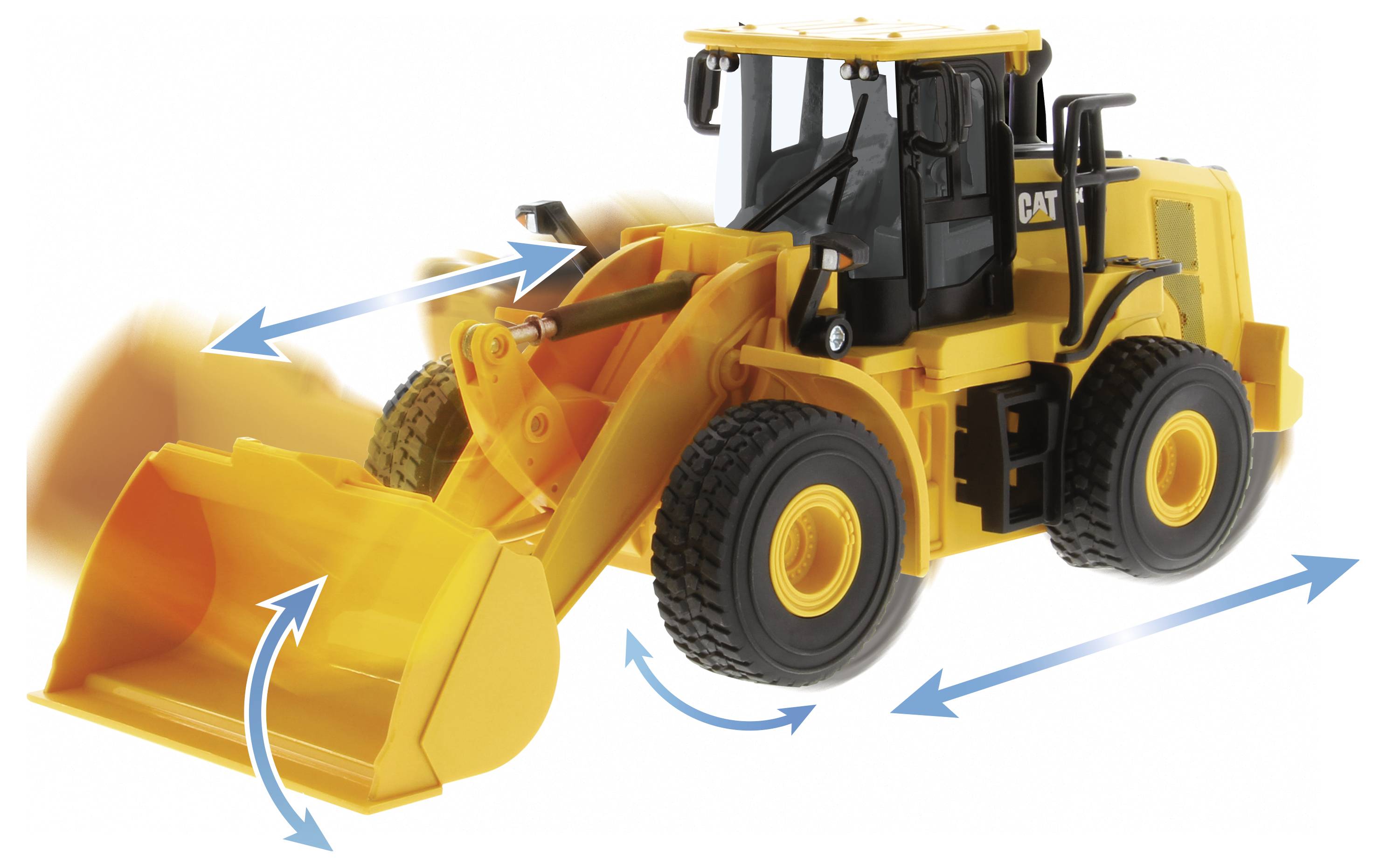 Carrera 37025007 Cat® 950M 1:24 Engin de chantier électrique Véhicule de chantier-3