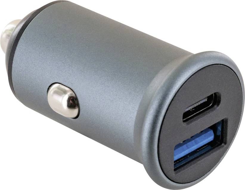 Adaptateur de chargeur automobile avec ports USB-C et USB-A pour charger des appareils dans une voiture