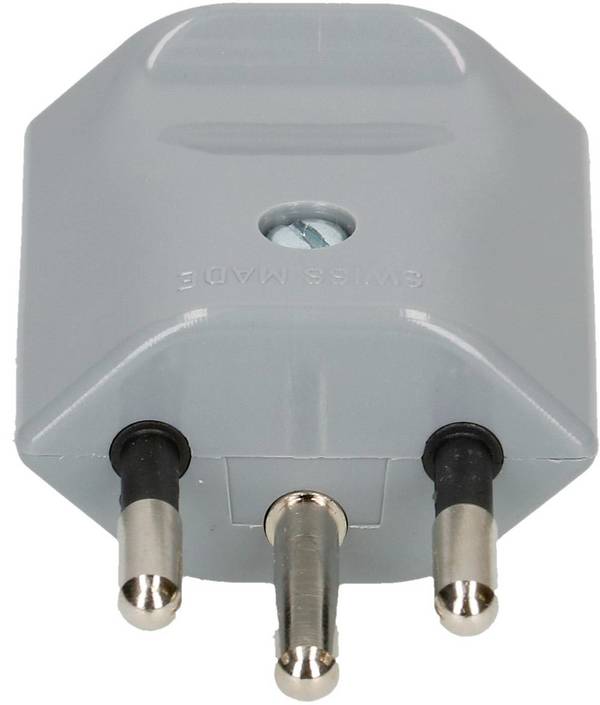 Max Hauri 101755 Fiche d'alimentation suisse plastique  230 V