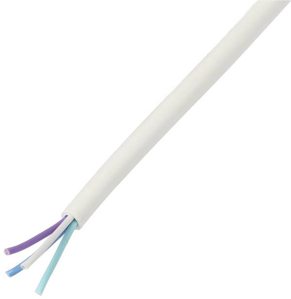 Max Hauri 173665 Câble téléphone   blanc 1 pc(s)