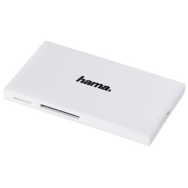 Hama    Hub / lecteur de carte mémoire externe    USB 2.0, USB 3.1 (Gen 1)  blanc